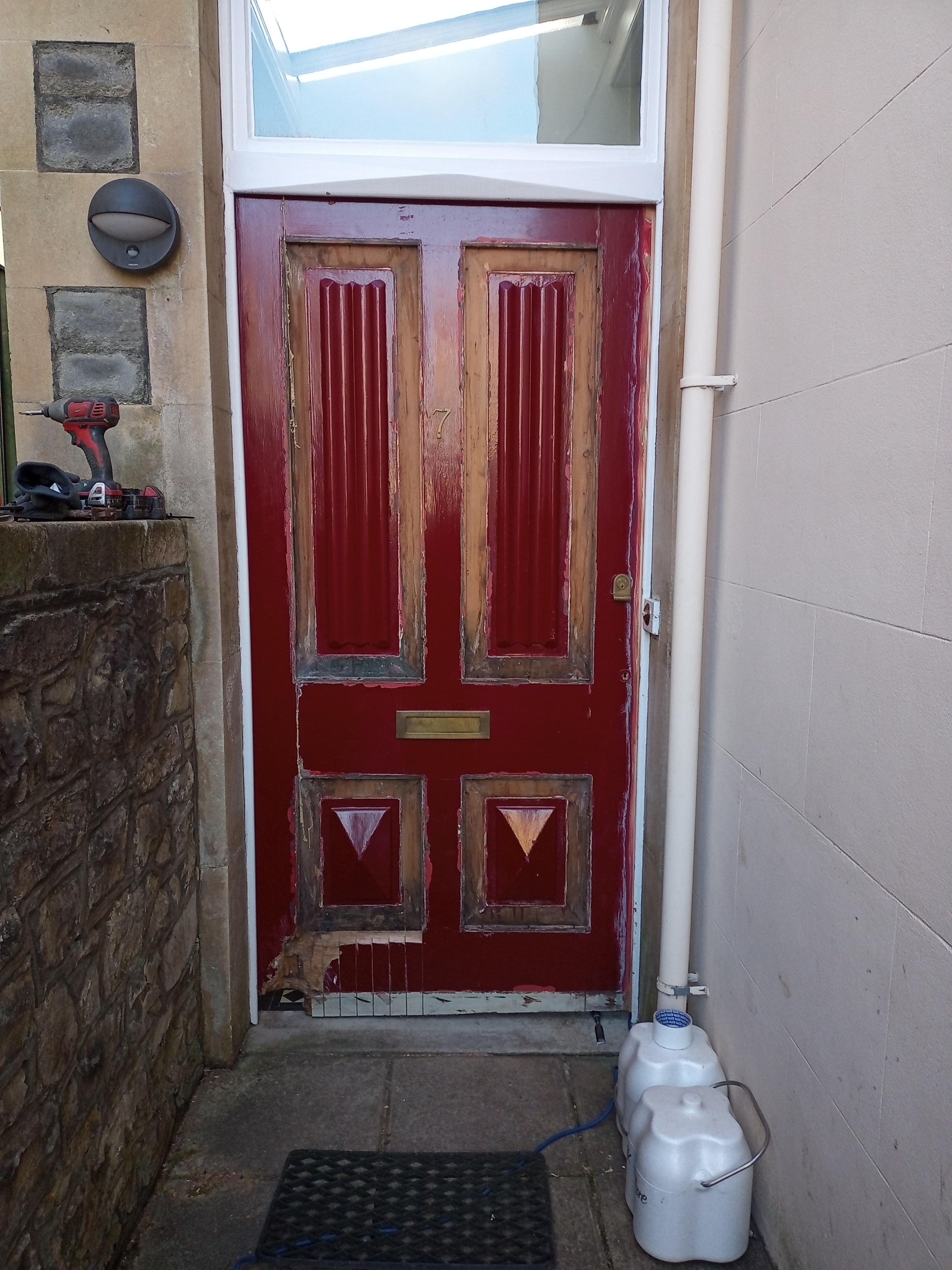 Before Door before treatment