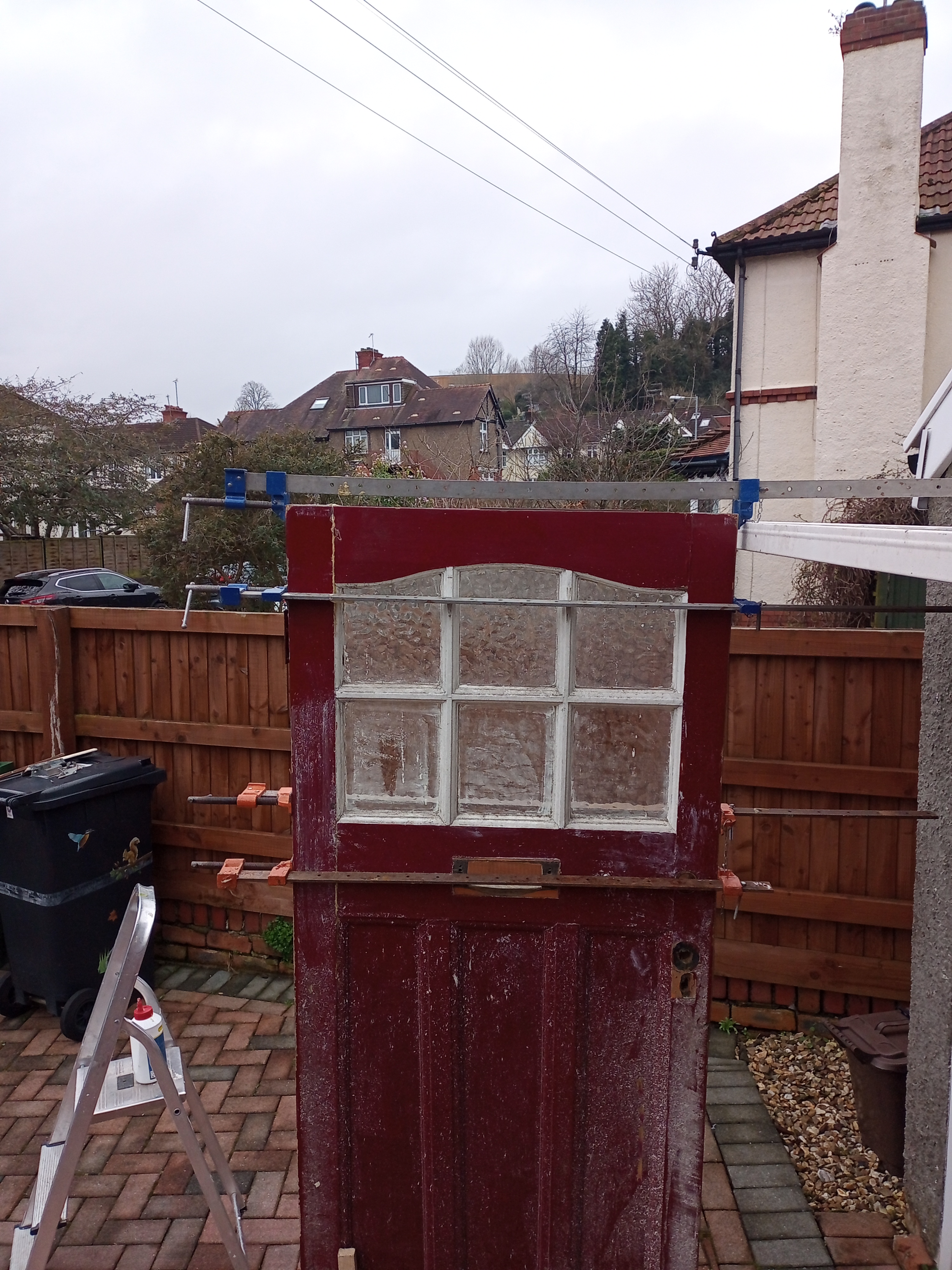Before Door before treatment