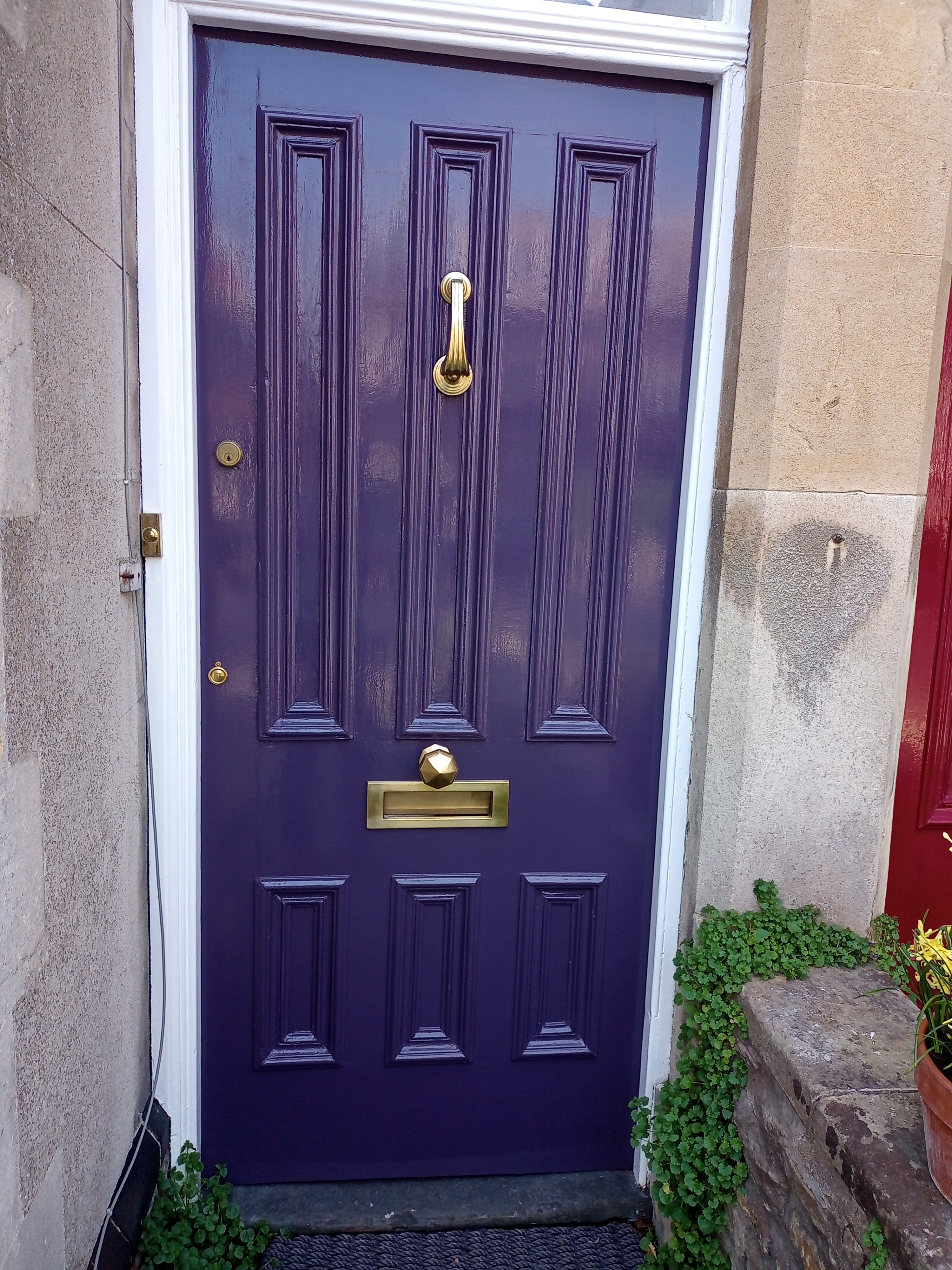After Georgian double door (outside) after refurbishment