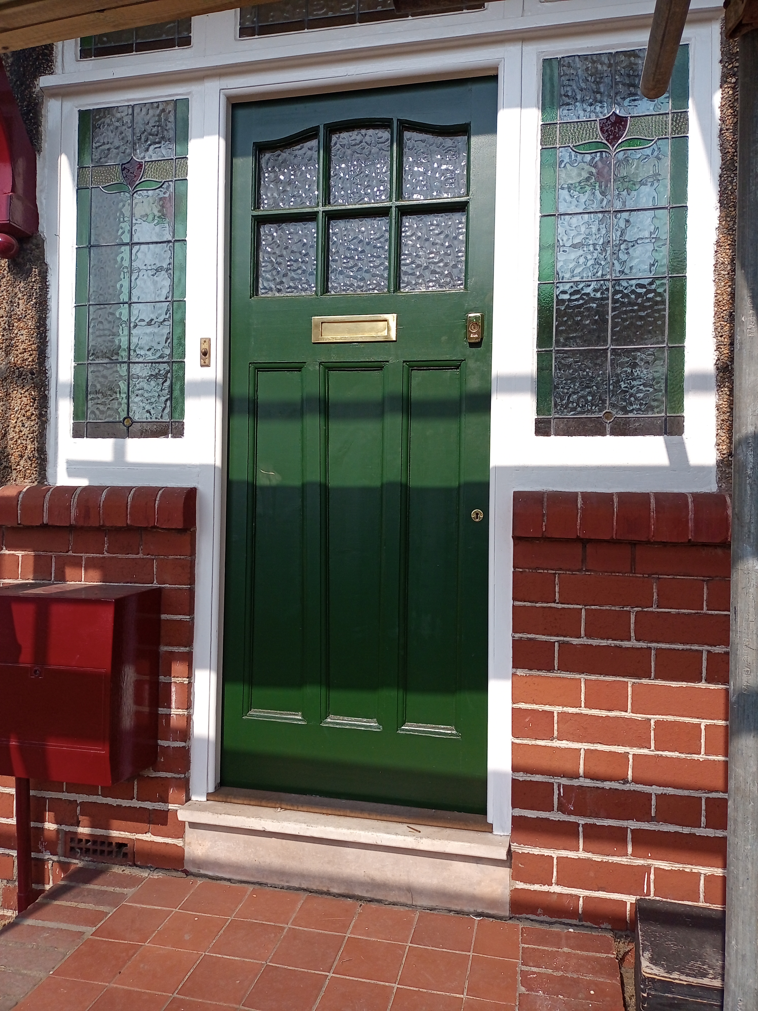After Georgian double door (outside) after refurbishment